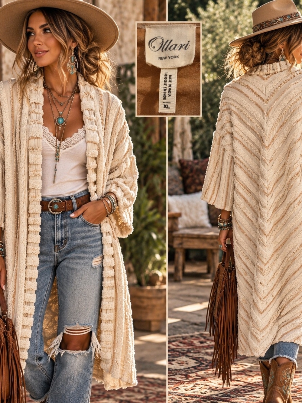 Anthropologie "Olari New York" Duster